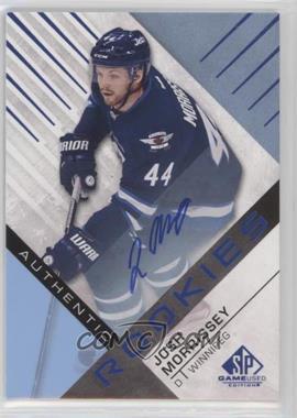 2016-17 Upper Deck SP Game Used - [Base] - Blue Auto #192 - Authentic Rookies - Josh Morrissey