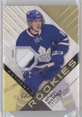 2016-17 Upper Deck SP Game Used - [Base] - Gold Spectrum Premium Material #130 - Authentic Rookies - Mitch Marner /49