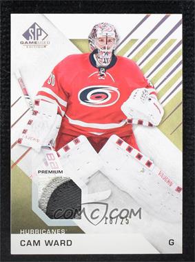 2016-17 Upper Deck SP Game Used - [Base] - Gold Spectrum Premium Material #68 - Cam Ward /25