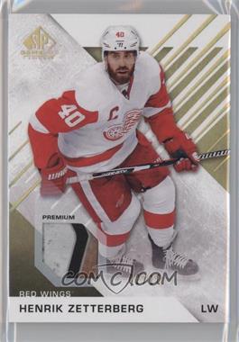 2016-17 Upper Deck SP Game Used - [Base] - Gold Spectrum Premium Material #70 - Henrik Zetterberg /10