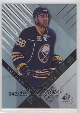 2016-17 Upper Deck SP Game Used - [Base] - Rainbow Player Age #105 - Authentic Rookies - Justin Bailey /221