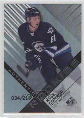 2016-17 Upper Deck SP Game Used - [Base] - Rainbow Player Age #109 - Authentic Rookies - Kyle Connor /219