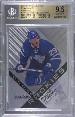2016-17 Upper Deck SP Game Used - [Base] - Rainbow Player Age #110 - Authentic Rookies - William Nylander /220 [BGS 9.5 GEM MINT]