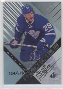 2016-17 Upper Deck SP Game Used - [Base] - Rainbow Player Age #110 - Authentic Rookies - William Nylander /220