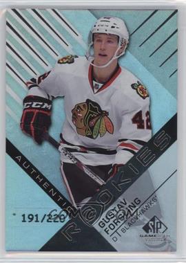 2016-17 Upper Deck SP Game Used - [Base] - Rainbow Player Age #126 - Authentic Rookies - Gustav Forsling /220