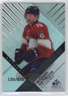2016-17 Upper Deck SP Game Used - [Base] - Rainbow Player Age #148 - Authentic Rookies - Michael Matheson /222