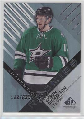 2016-17 Upper Deck SP Game Used - [Base] - Rainbow Player Age #190 - Authentic Rookies - Jason Dickinson /221
