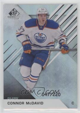 2016-17 Upper Deck SP Game Used - [Base] - Rainbow Player Age #50 - Connor McDavid /220