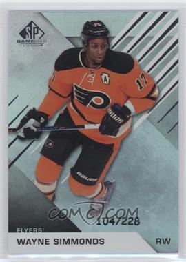 2016-17 Upper Deck SP Game Used - [Base] - Rainbow Player Age #85 - Wayne Simmonds /228