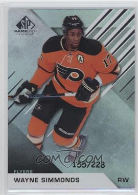 2016-17 Upper Deck SP Game Used - [Base] - Rainbow Player Age #85 - Wayne Simmonds /228