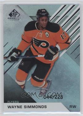 2016-17 Upper Deck SP Game Used - [Base] - Rainbow Player Age #85 - Wayne Simmonds /228