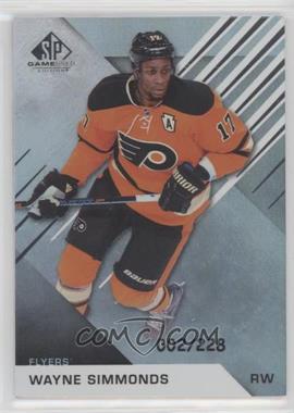 2016-17 Upper Deck SP Game Used - [Base] - Rainbow Player Age #85 - Wayne Simmonds /228