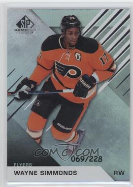 2016-17 Upper Deck SP Game Used - [Base] - Rainbow Player Age #85 - Wayne Simmonds /228