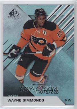 2016-17 Upper Deck SP Game Used - [Base] - Rainbow Player Age #85 - Wayne Simmonds /228