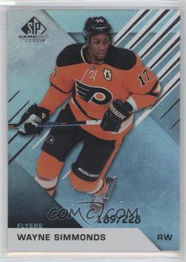 2016-17 Upper Deck SP Game Used - [Base] - Rainbow Player Age #85 - Wayne Simmonds /228