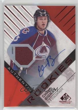 2016-17 Upper Deck SP Game Used - [Base] - Red Auto Material #107 - Authentic Rookies - Chris Bigras