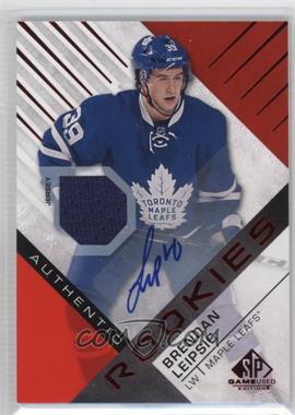 2016-17 Upper Deck SP Game Used - [Base] - Red Auto Material #160 - Authentic Rookies - Brendan Leipsic