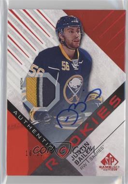 2016-17 Upper Deck SP Game Used - [Base] - Red Spectrum Auto Premium Material #105 - Authentic Rookies - Justin Bailey /25