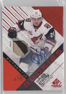 2016-17 Upper Deck SP Game Used - [Base] - Red Spectrum Auto Premium Material #113 - Authentic Rookies - Dylan Strome /25