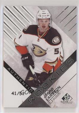 2016-17 Upper Deck SP Game Used - [Base] #114 - Authentic Rookies - Jacob Larsson /51 [Noted]