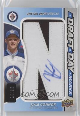 2016-17 Upper Deck SP Game Used - Draft Day Marks Patch #DDM-KC - Rookies - Kyle Connor /35