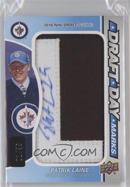 2016-17 Upper Deck SP Game Used - Draft Day Marks Patch #DDM-PL - Rookies - Patrik Laine /35
