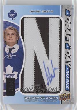 2016-17 Upper Deck SP Game Used - Draft Day Marks Patch #DDM-WN - Rookies - William Nylander /35
