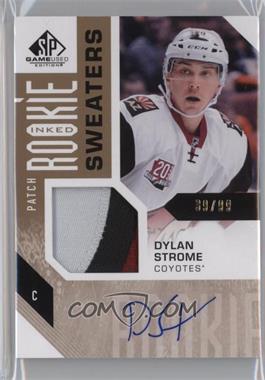 2016-17 Upper Deck SP Game Used - Inked Rookie Sweaters - Patch #RS-DS - Dylan Strome /99