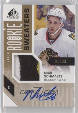 2016-17 Upper Deck SP Game Used - Inked Rookie Sweaters - Patch #RS-NS - Nick Schmaltz /99
