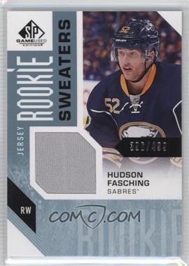 2016-17 Upper Deck SP Game Used - Rookie Sweaters #RS-HF - Hudson Fasching /499