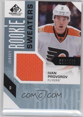 2016-17 Upper Deck SP Game Used - Rookie Sweaters #RS-IP - Ivan Provorov /499