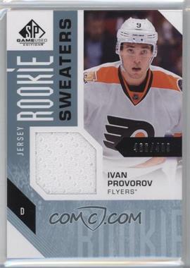 2016-17 Upper Deck SP Game Used - Rookie Sweaters #RS-IP - Ivan Provorov /499