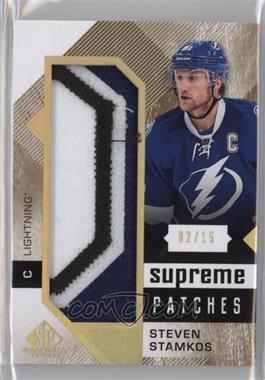 2016-17 Upper Deck SP Game Used - Supreme - Patches #PA-SS - Steven Stamkos /15