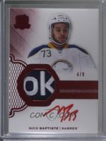 Rookie Auto Patch - Nick Baptiste #/8