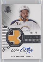 Rookie Auto Patch - Nick Baptiste #/249