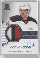 Rookie Auto Patch - John Quenneville #/249