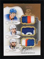 Brock Nelson, John Tavares, Nick Leddy #/10