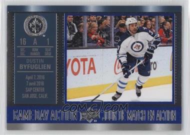 2016-17 Upper Deck Tim Hortons Collector's Series - Game Day Action #GDA-15 - Dustin Byfuglien