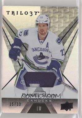 2016-17 Upper Deck Trilogy - [Base] - Black #36 - Daniel Sedin /33