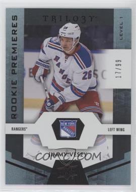 2016-17 Upper Deck Trilogy - [Base] - Black #55 - Rookie Premieres Level 1 - Jimmy Vesey /99