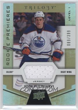 2016-17 Upper Deck Trilogy - [Base] - Green Relics #54 - Rookie Premieres Level 1 - Jesse Puljujarvi /399