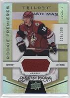 Rookie Premieres Level 1 - Christian Dvorak #/399