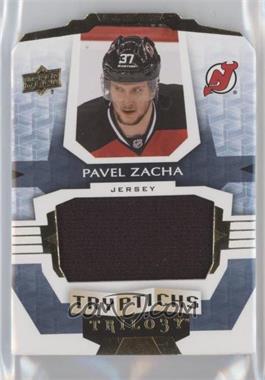 2016-17 Upper Deck Trilogy - Tryptichs Autographs/Relics #T-RC2-2 - Pavel Zacha /249