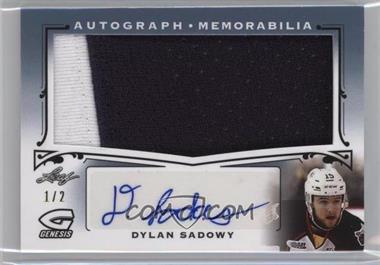 2016 Leaf Genesis - Autograph Memorabilia - Platinum #AM-DS1 - Dylan Sadowy /2