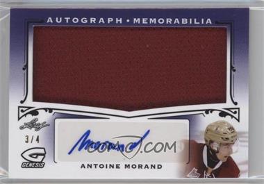 2016 Leaf Genesis - Autograph Memorabilia - Purple #AM-AM1 - Antoine Morand /4