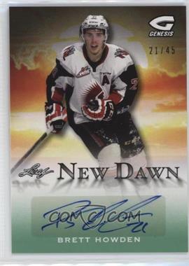 2016 Leaf Genesis - New Dawn - Green #ND-BH1 - Brett Howden /45