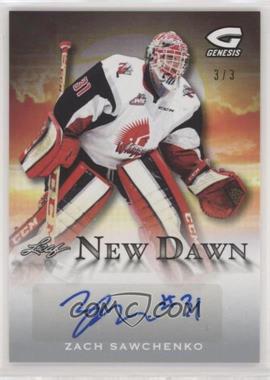 2016 Leaf Genesis - New Dawn - Silver #ND-ZS1 - Zach Sawchenko /3