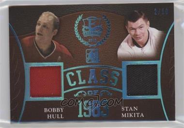 2016 Leaf In the Game Enshrined - Class of… - Blue Spectrum #CO-04 - Bobby Hull, Stan Mikita /10