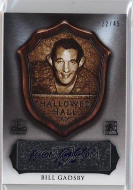 2016 Leaf In the Game Enshrined - Hallowed Hall Signatures - Silver #HH-BG1 - Bill Gadsby /45