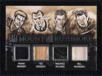 Frank Brimsek, Ted Kennedy, Maurice Richard, Bill Mosienko #/10